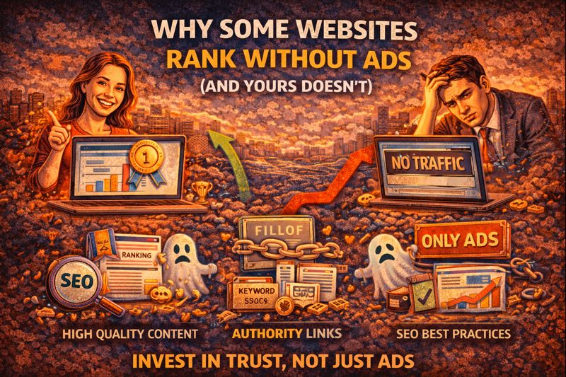 Why Some Websites Rank Without Ads (And Yours Doesn’t)
