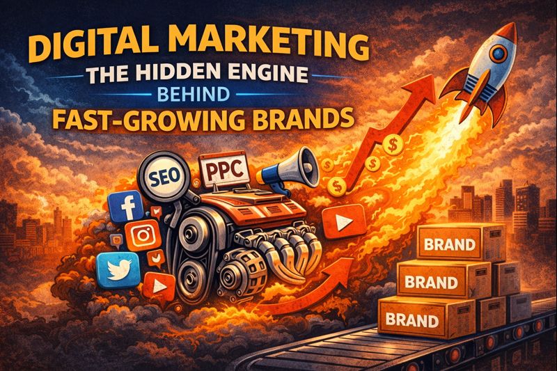 Digital Marketing for Fast-Growing Brands Digital Marketing: The Hidden Engine Behind Fast-Growing Brands